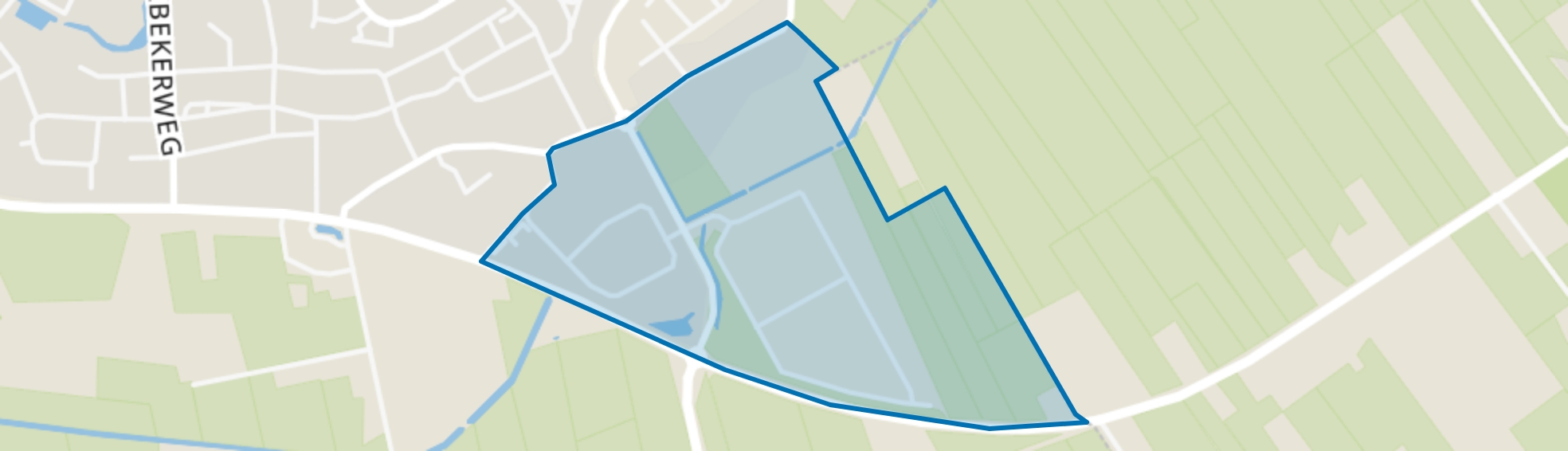 Broeklanden, Elburg map