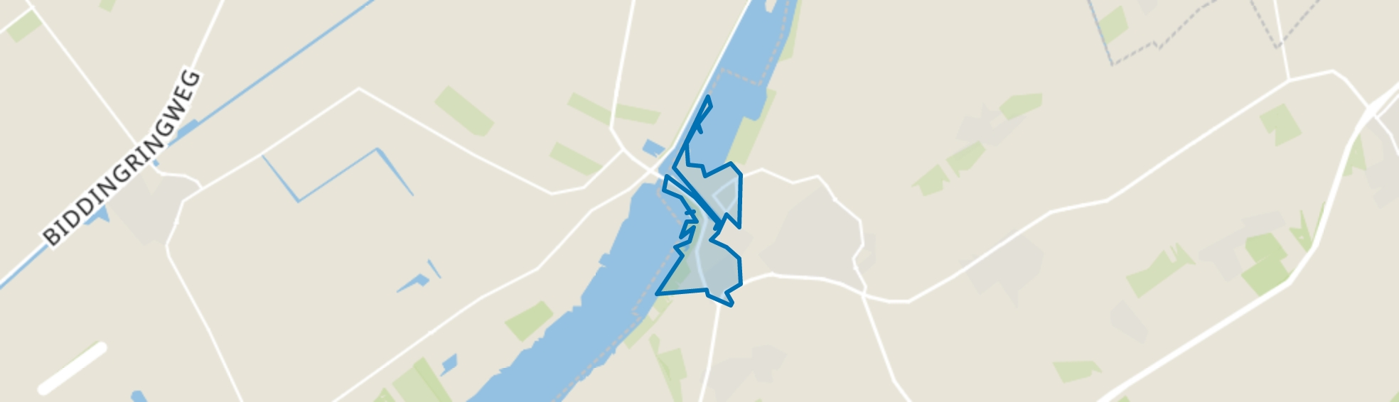 Elburg West en havengebied, Elburg map