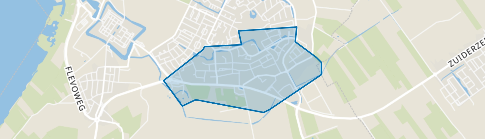 Oostendorp, Elburg map