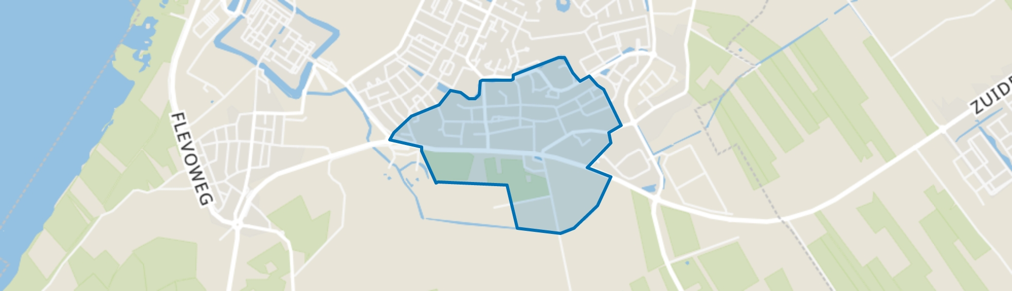 Oostendorp, Elburg map