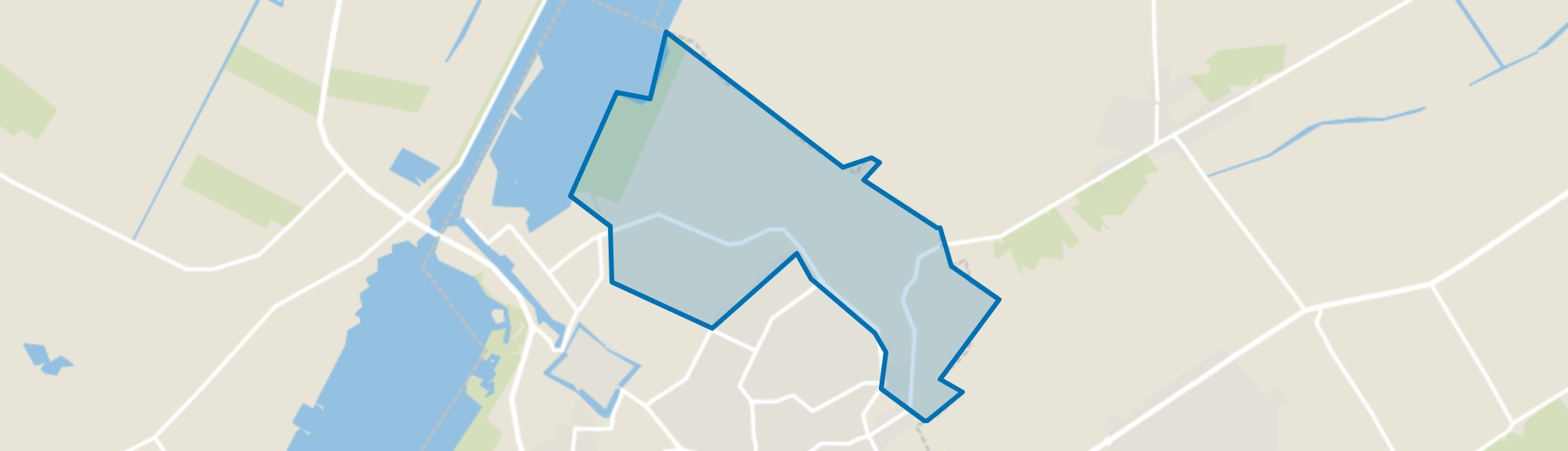 Verspreide huizen Elburg-Noord, Elburg map