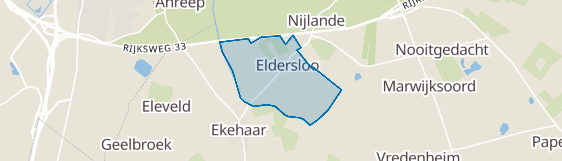 Eldersloo map