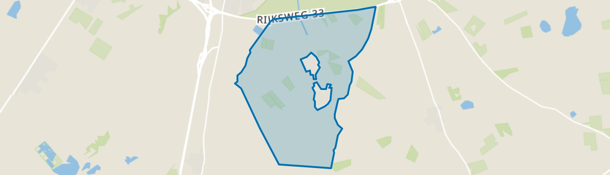 Verspreide huizen Ekehaar, Eldersloo map