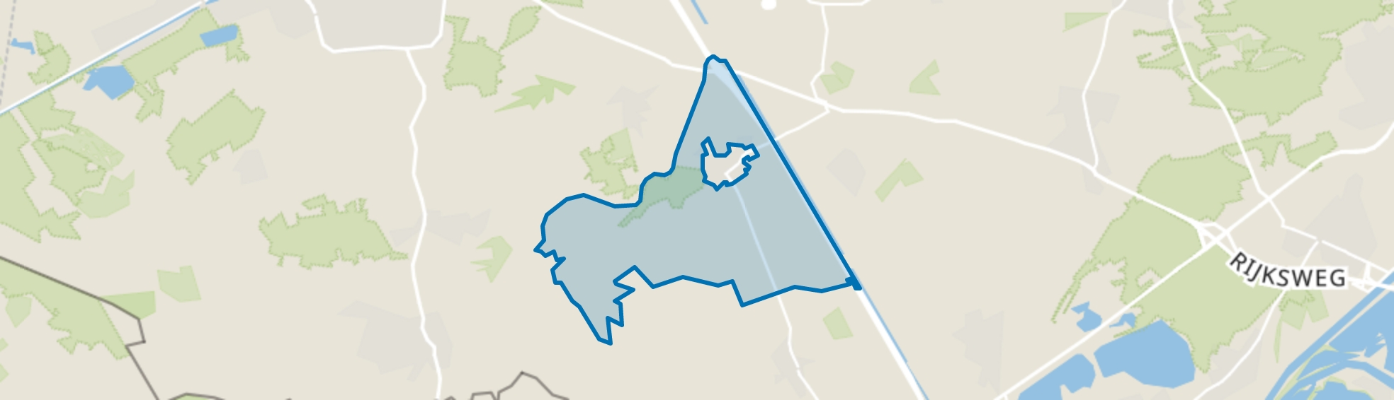 Verspreide huizen Ell, Ell map