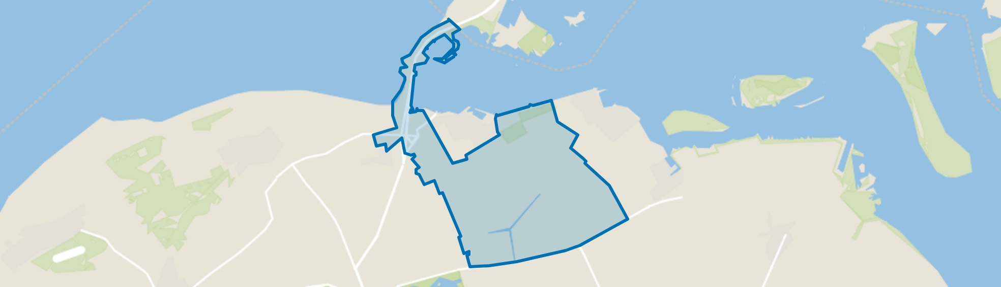 Verspreide huizen Scharendijke, Ellemeet map