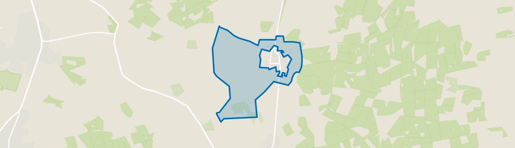 Verspreide huizen Elspeet en omgeving, Elspeet map