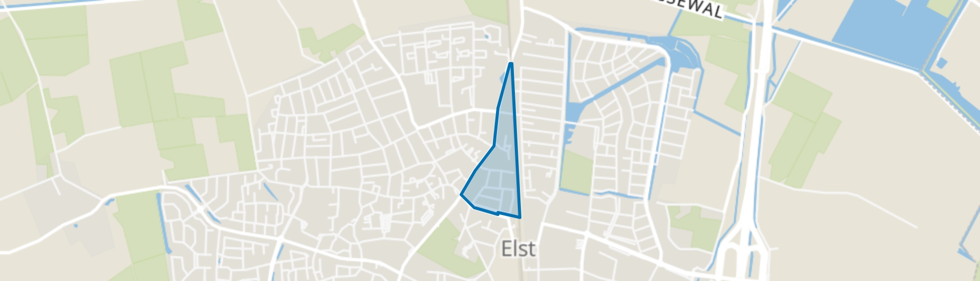 Eshof, Elst (GE) map