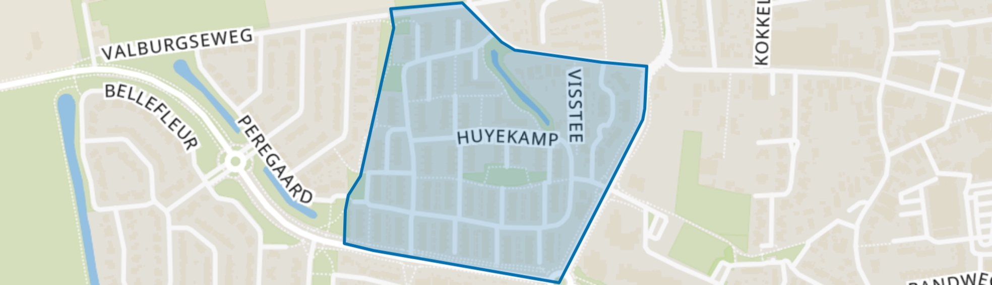 Huyekamp, Elst (GE) map