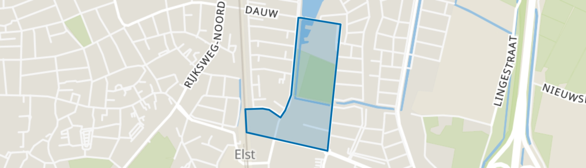 Westeraam, Centrale zone, Elst (GE) map