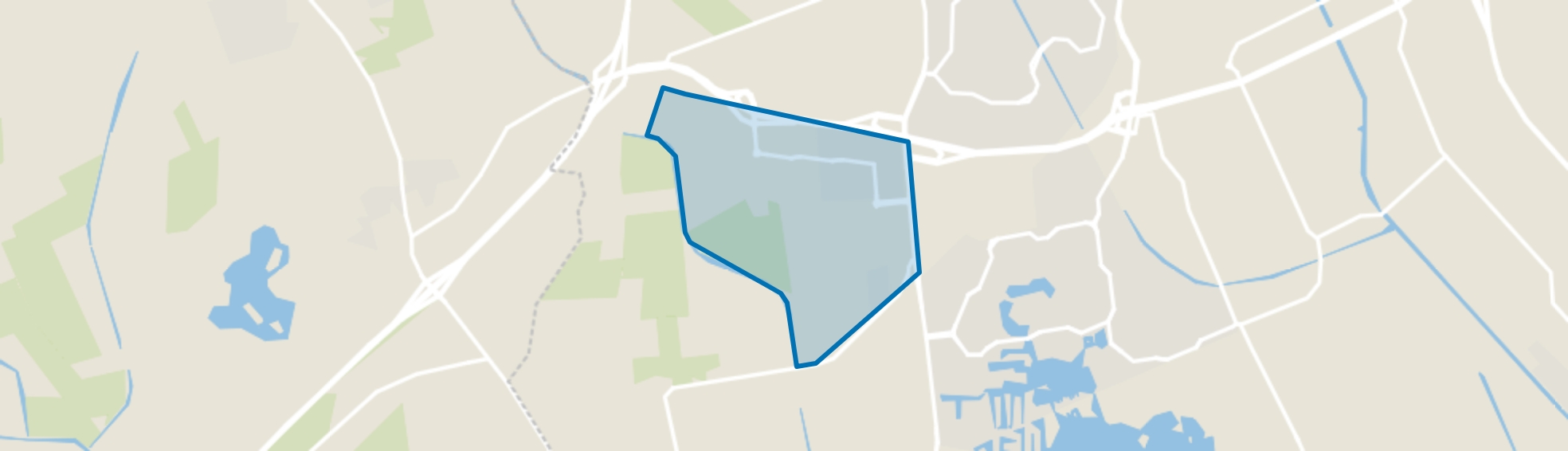 Delftlanden, Emmen map