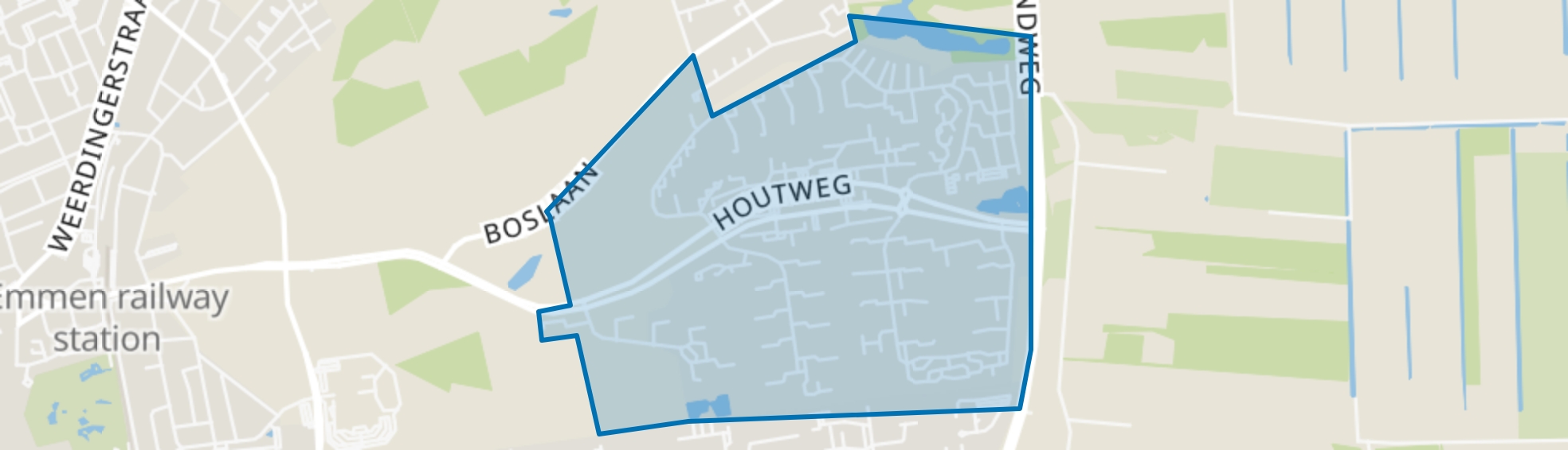 Emmerhout, Emmen map