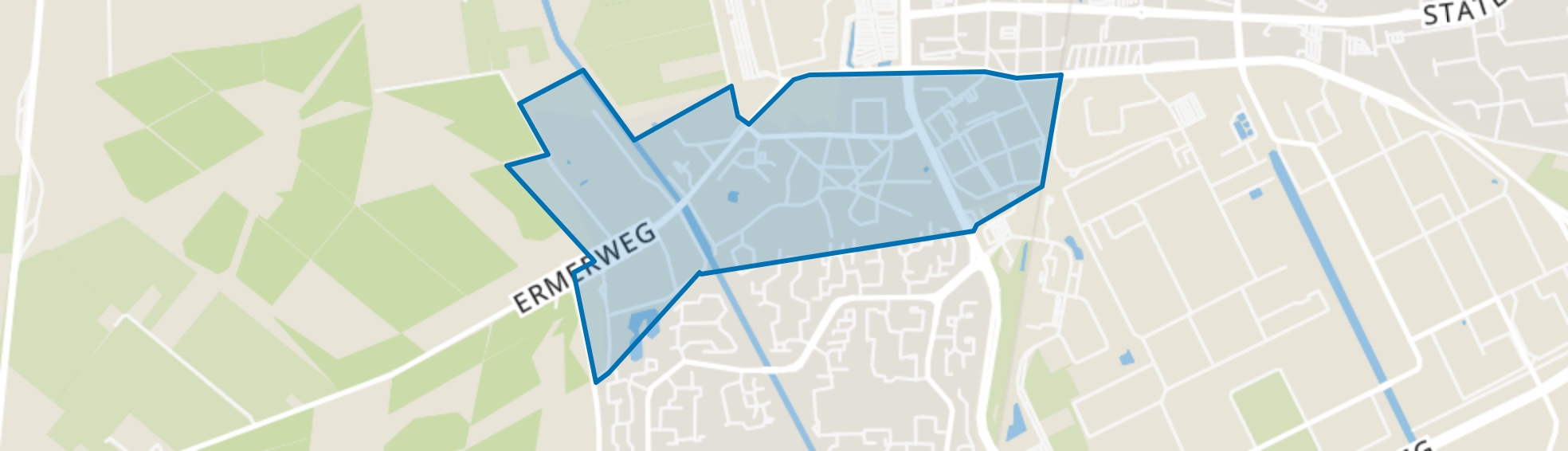 Noordbarge, Emmen map