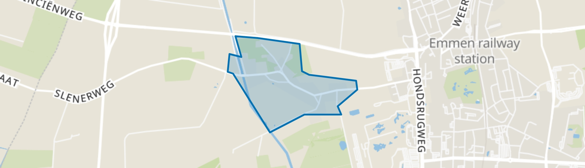 Westenesch, Emmen map