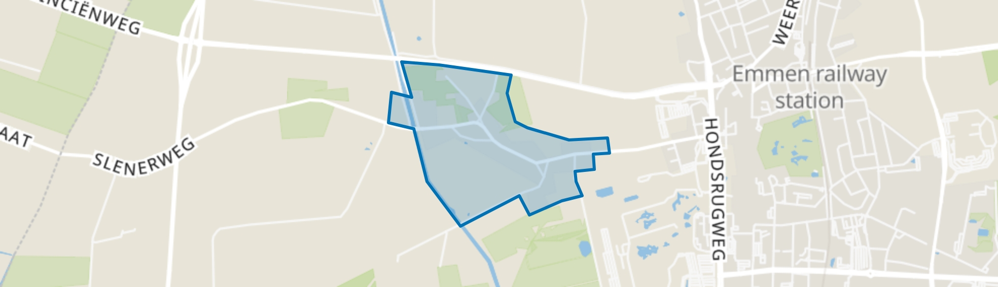 Westenesch, Emmen map