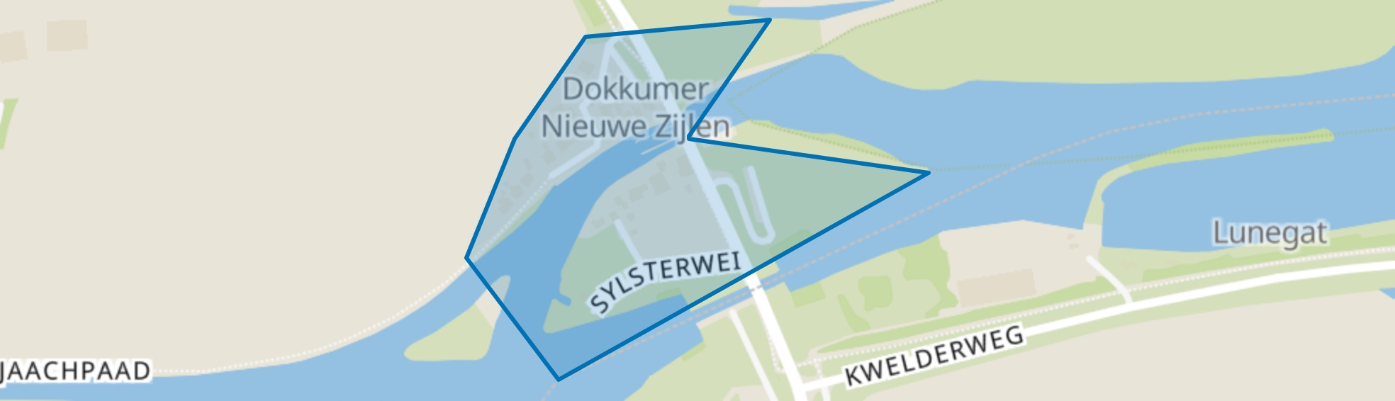 Dokkumer Nieuwe Zijlen, Engwierum map