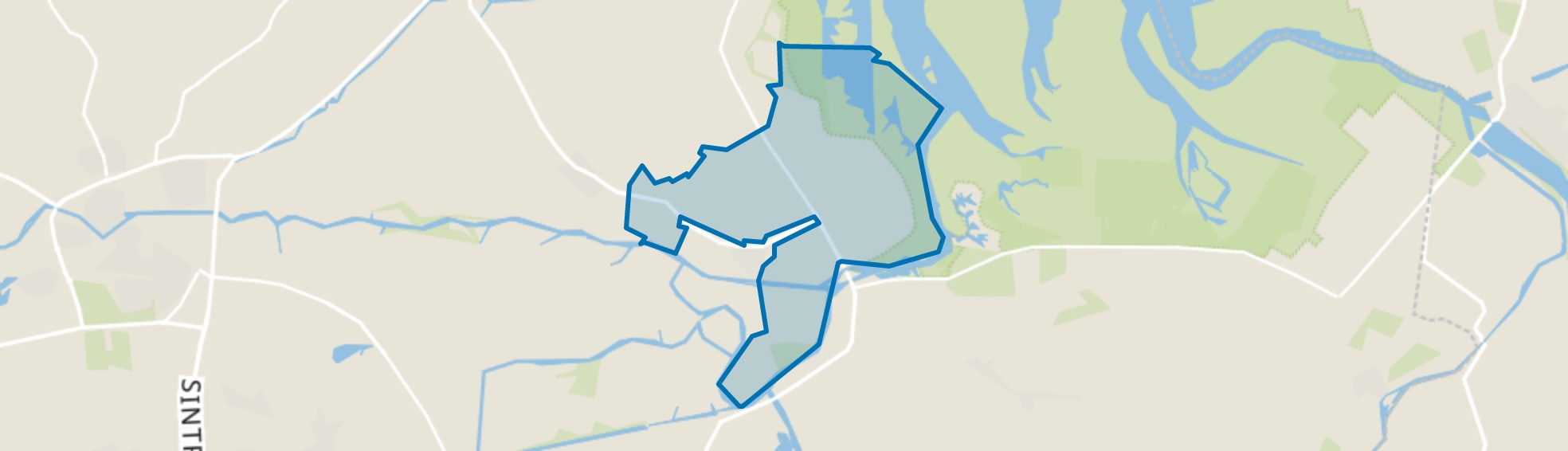Verspreide huizen Engwierum, Engwierum map