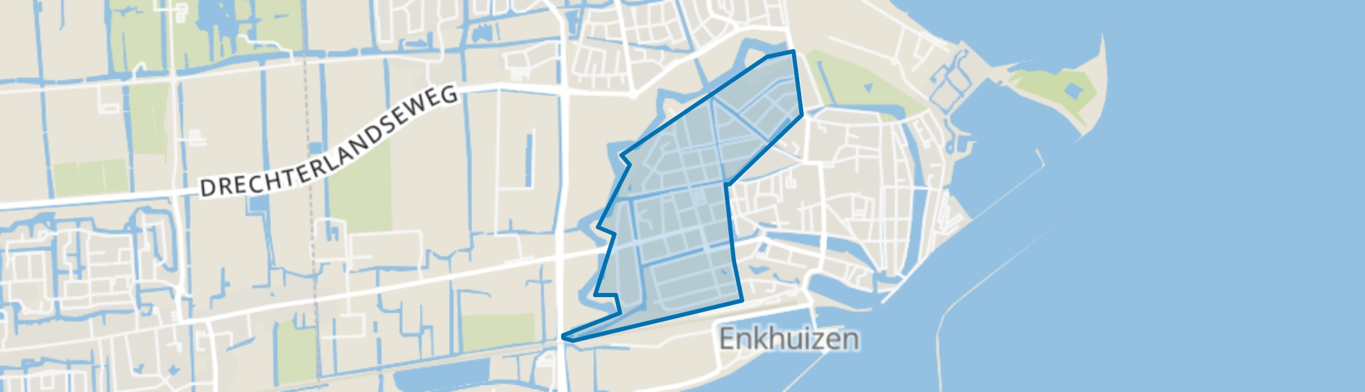 Boerenhoek Molenweg Burgwal, Enkhuizen map