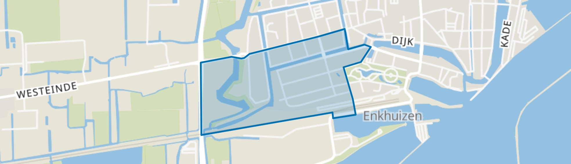 Centrum Zuid-West, Enkhuizen map