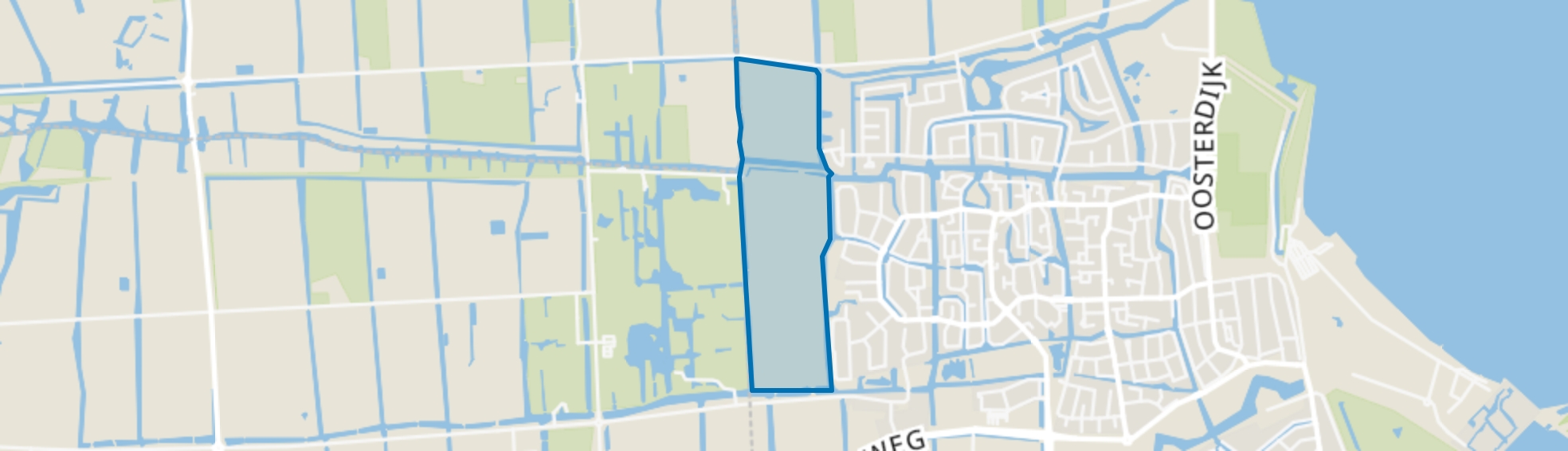 Gommerwijk West-West, Enkhuizen map
