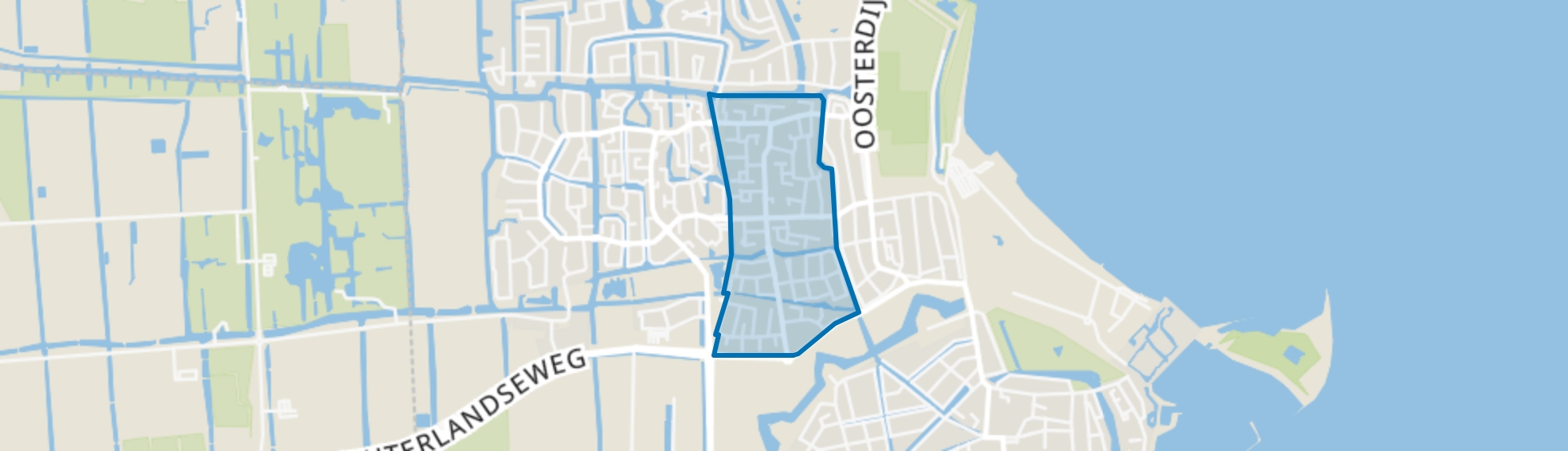 Oude Gouw, Enkhuizen map