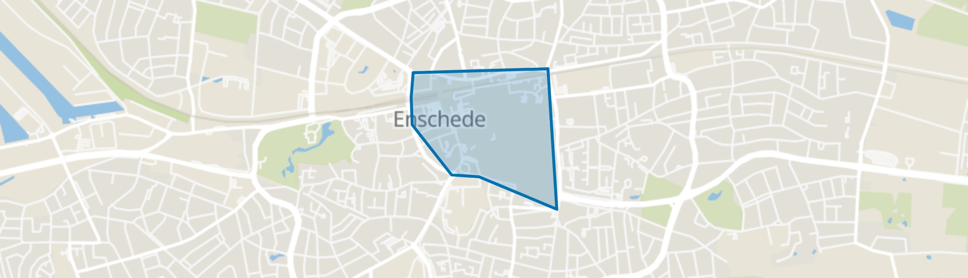 City, Enschede map