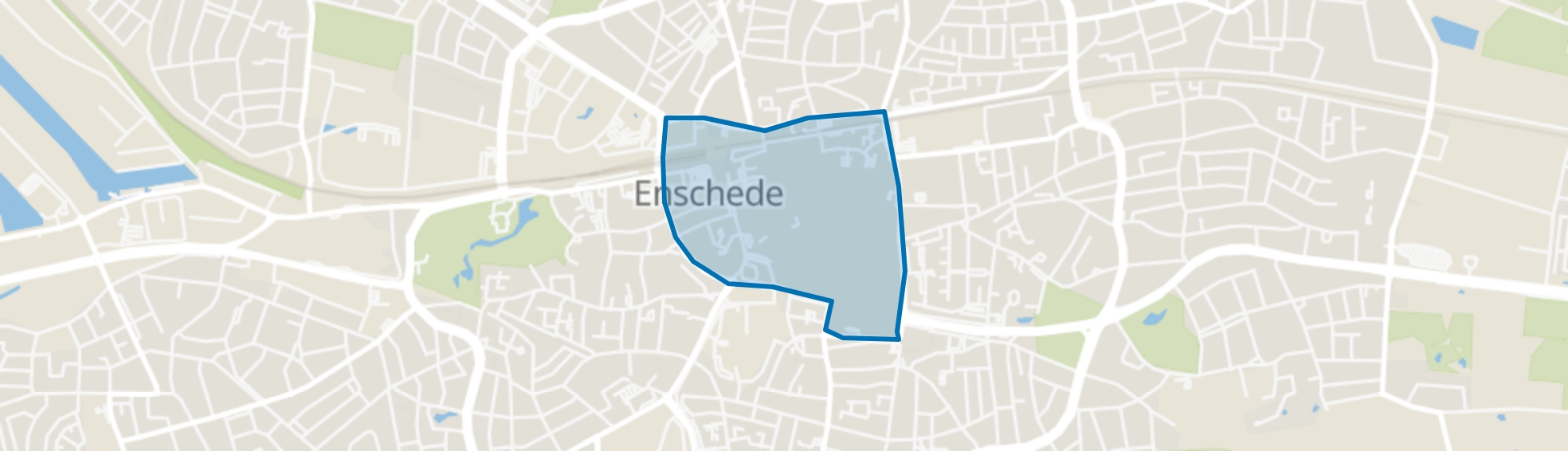 City, Enschede map