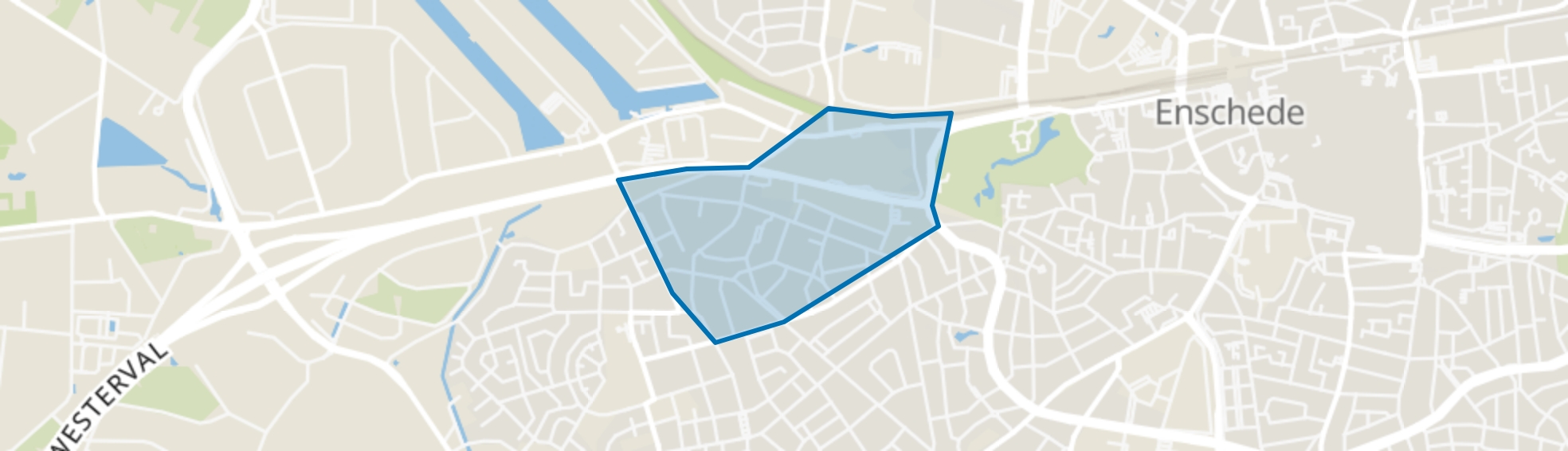 Elferink-Heuwkamp, Enschede map