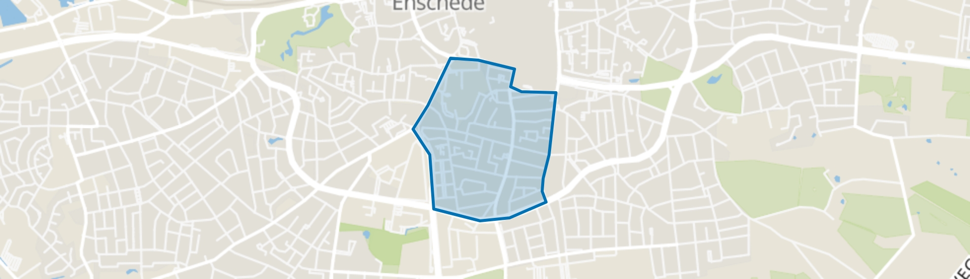 Getfert, Enschede map