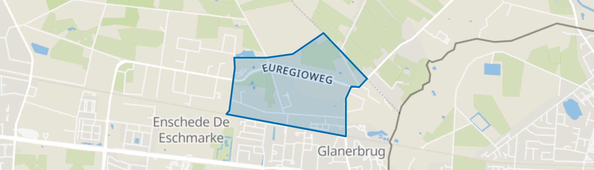 Glanerveld, Enschede map