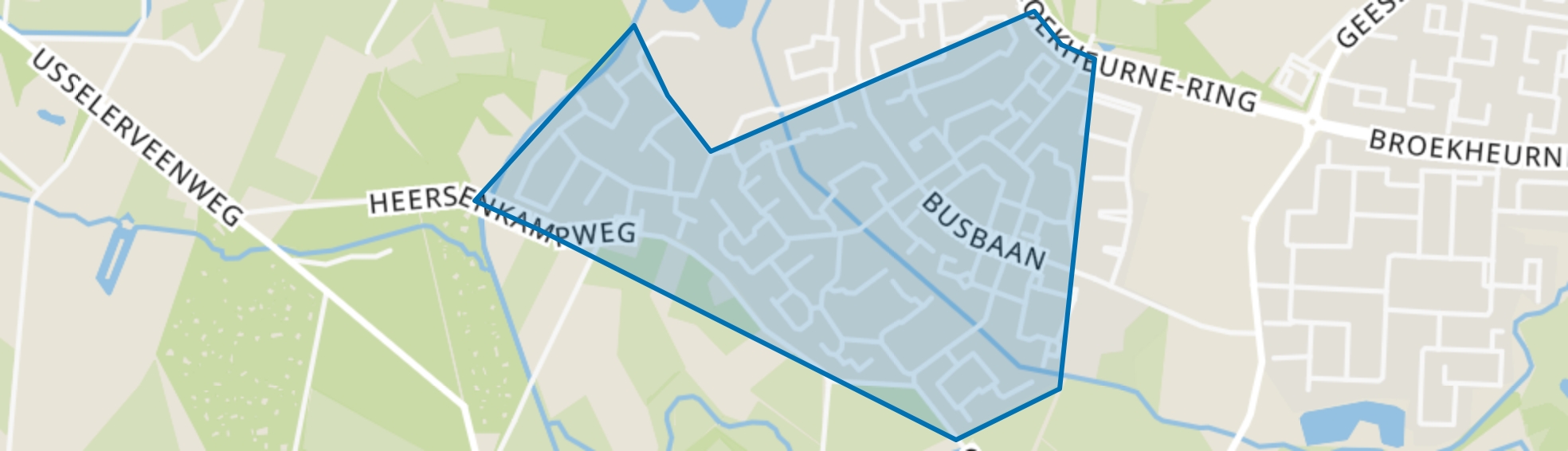 Helmerhoek-Zuid, Enschede map