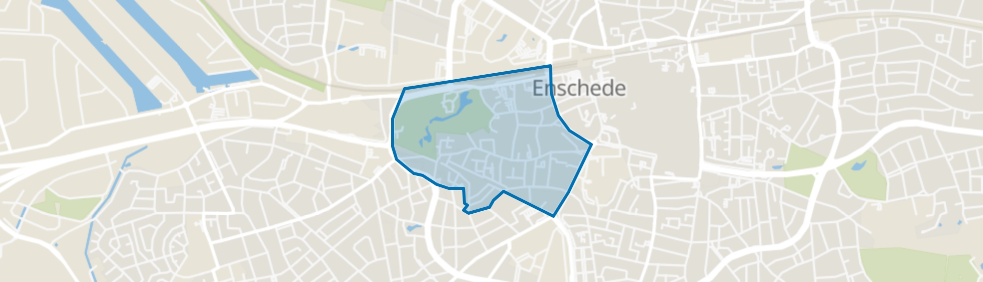 Horstlanden-Stadsweide, Enschede map