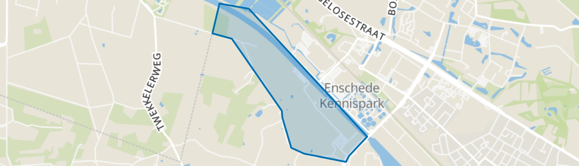 Koekoeksbeekhoek, Enschede map