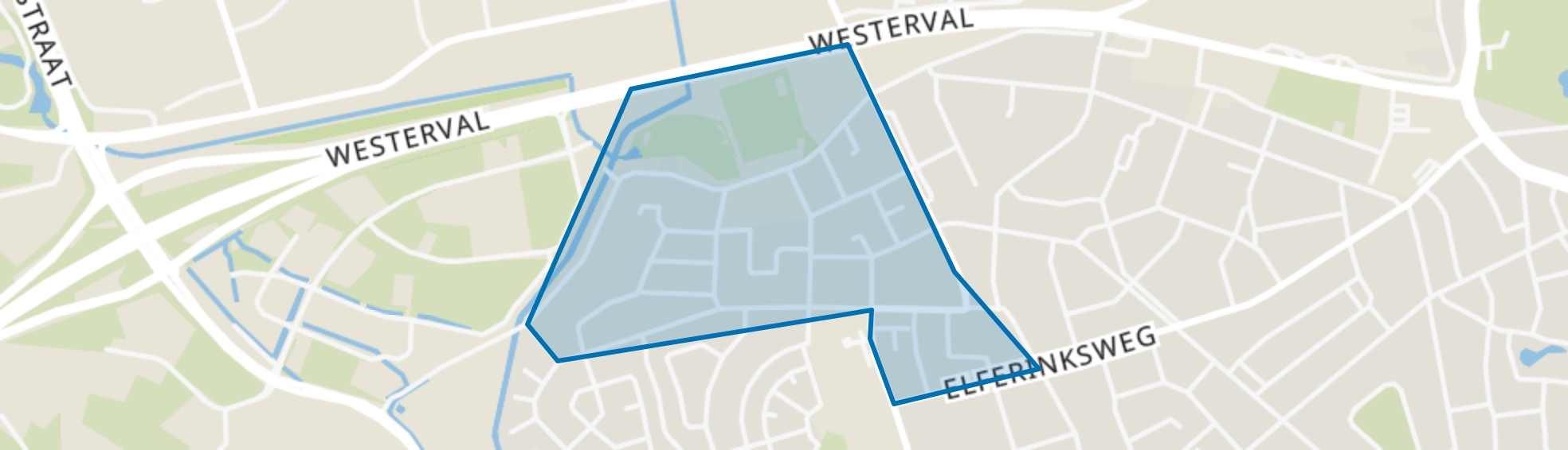 Stadsveld-Noord-Bruggert, Enschede map