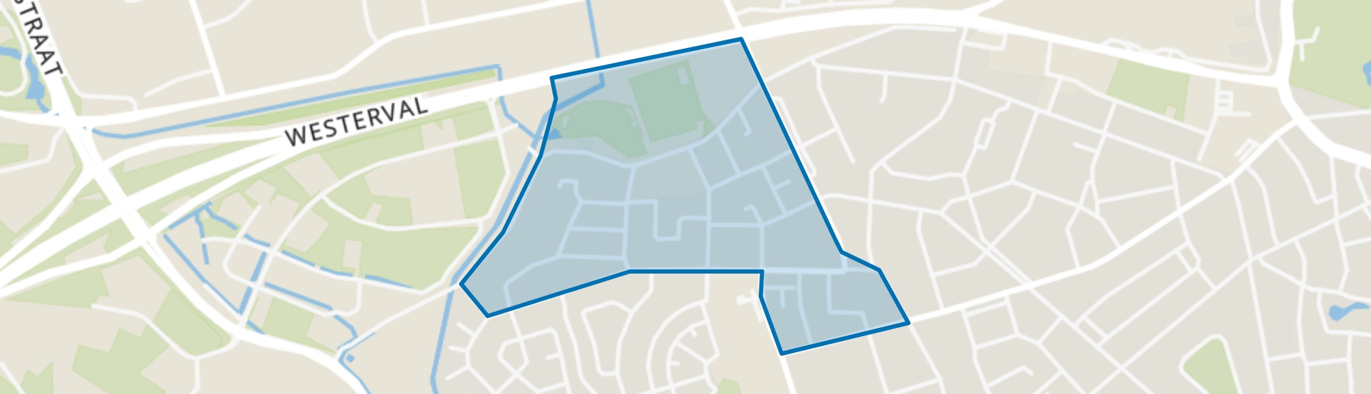 Stadsveld-Noord-Bruggert, Enschede map