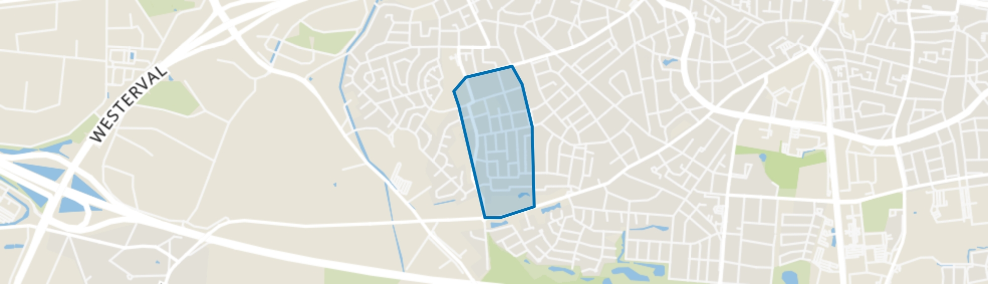 Stadsveld-Zuid, Enschede map