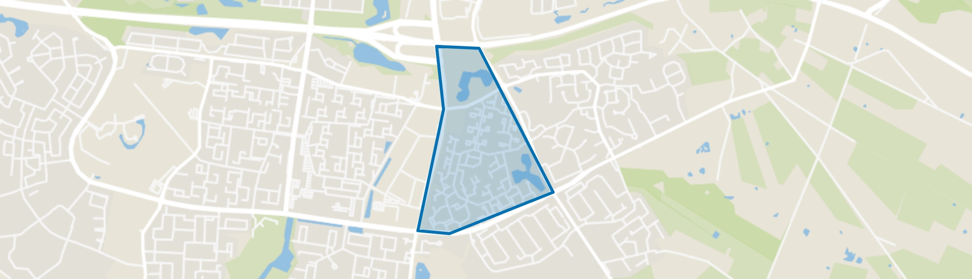 Stroinkslanden Noord-West, Enschede map