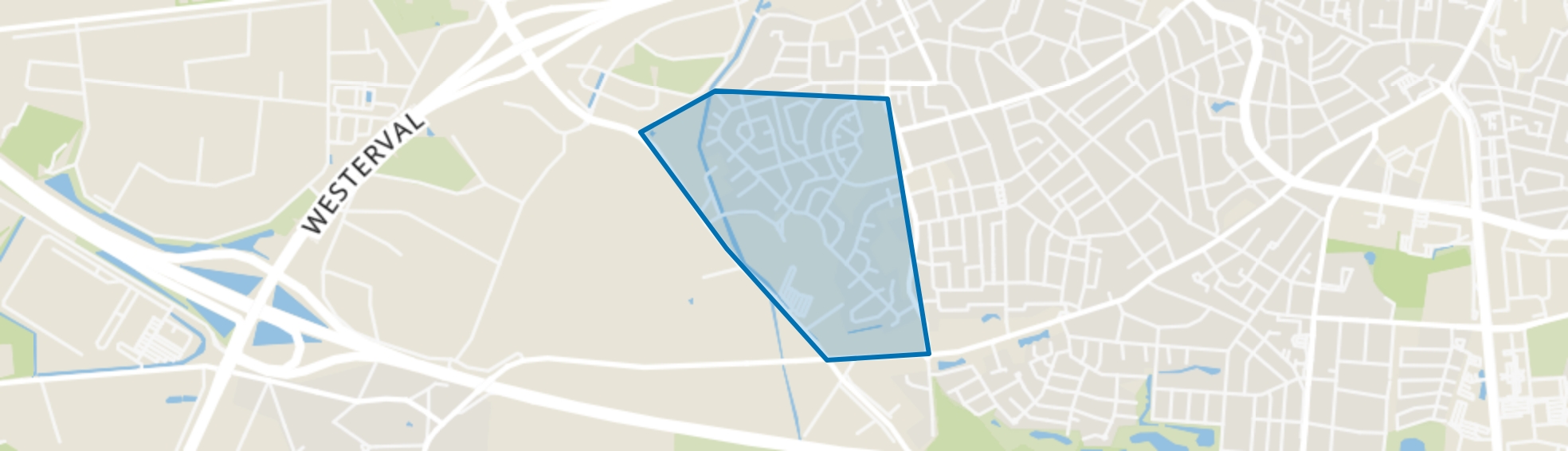 't Zwering, Enschede map