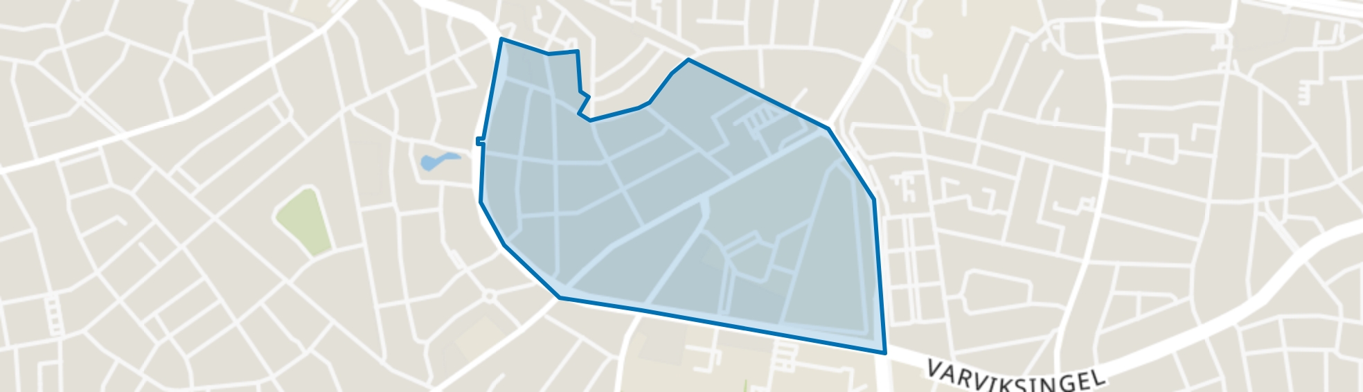 Veldkamp-Getfert-West, Enschede map