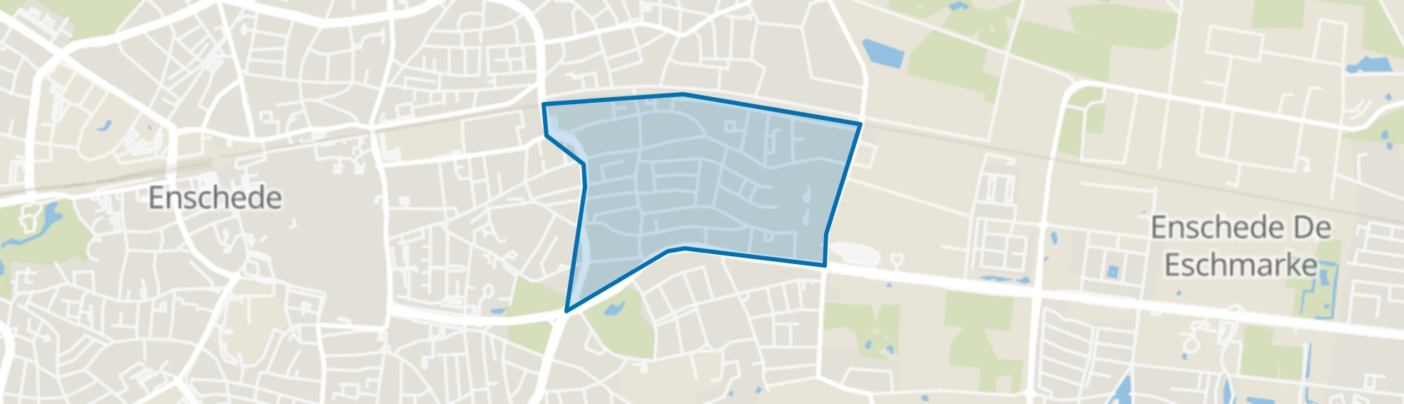 Velve-Lindenhof, Enschede map