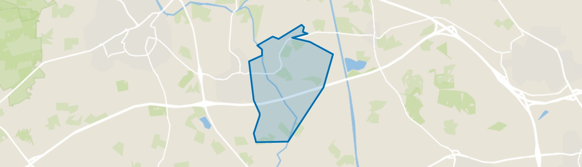 Verspreide huizen Enterbroek en omgeving, Enter map