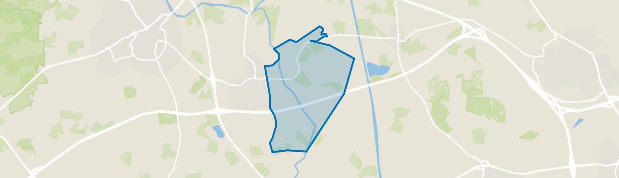 Verspreide huizen Enterbroek en omgeving, Enter map