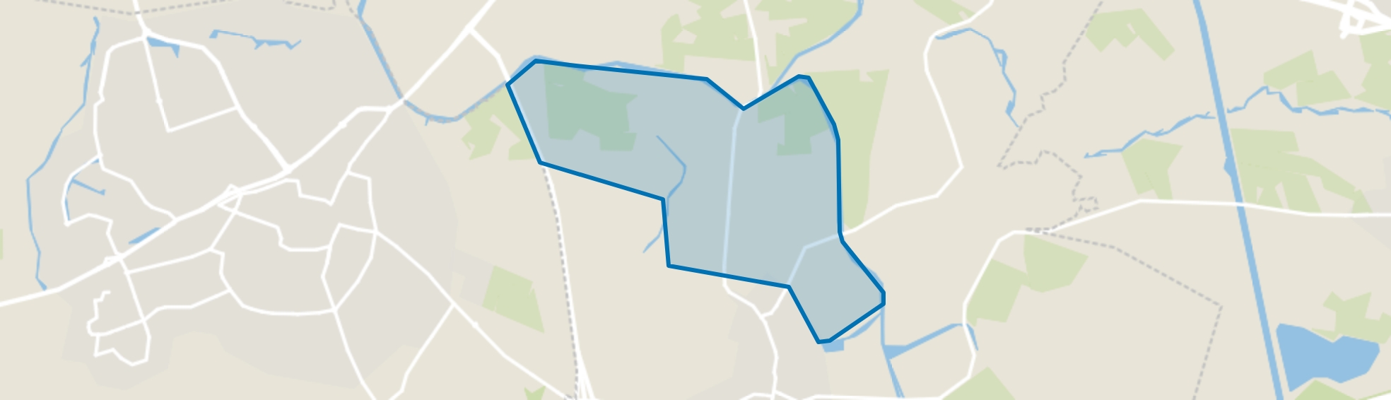 Verspreide huizen Waterhoek, Enter map