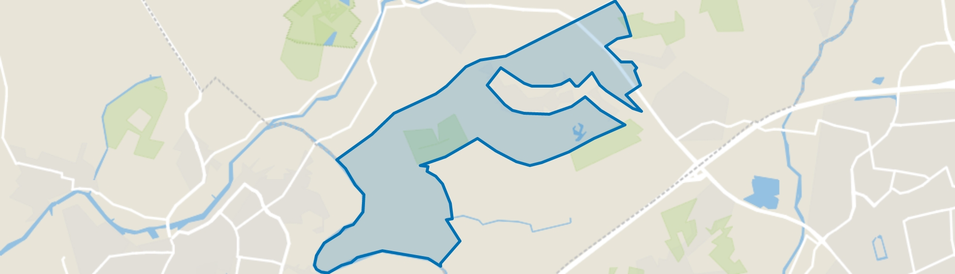 Verspreide huizen Erichem, Erichem map