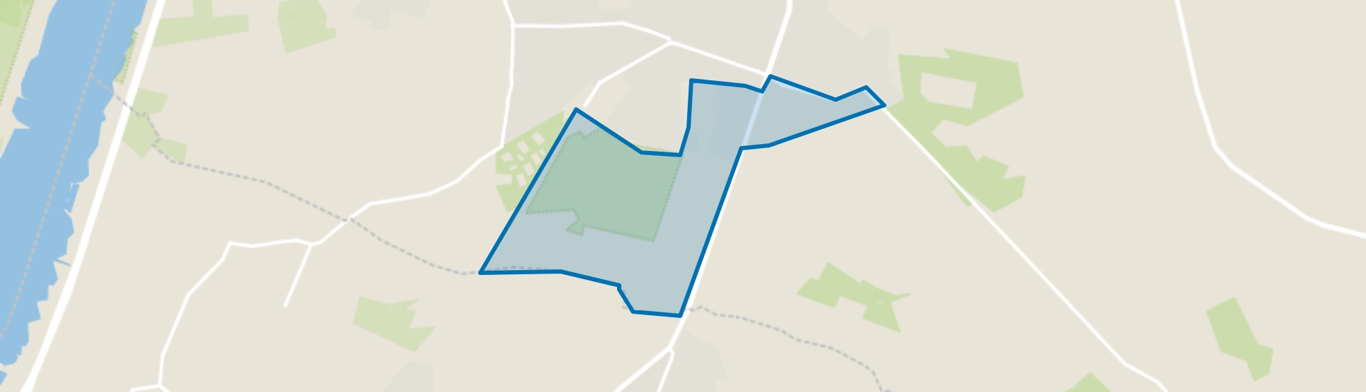 Buurt Ermelo ten dele bij de kern, Ermelo map