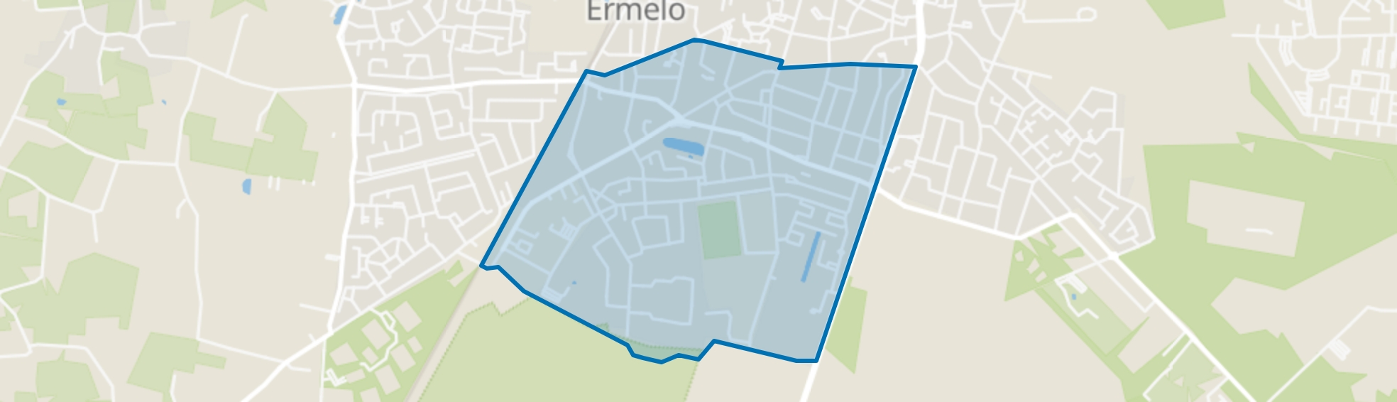 Ermelo - Zuid, Ermelo map