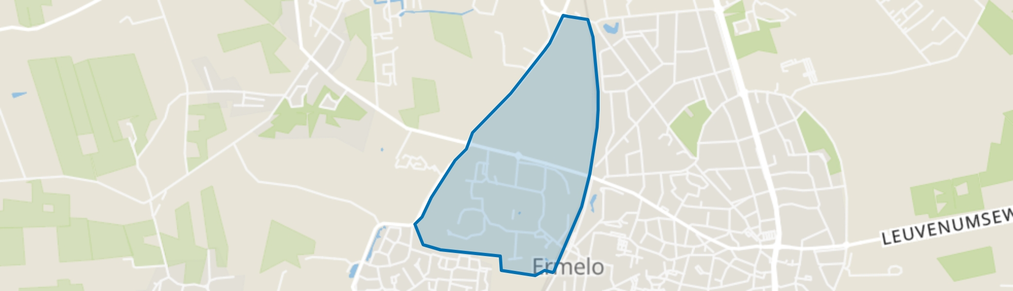 Veldwijk, Ermelo map