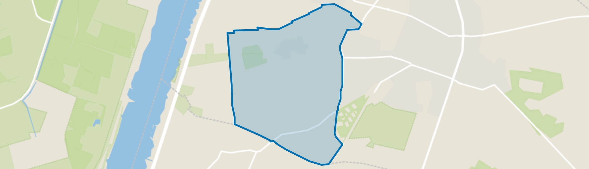 Verspreide huizen Telgt, Ermelo map