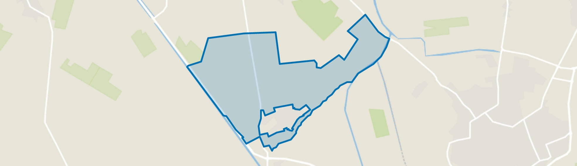 Buitengebied Boerdonk, Erp map