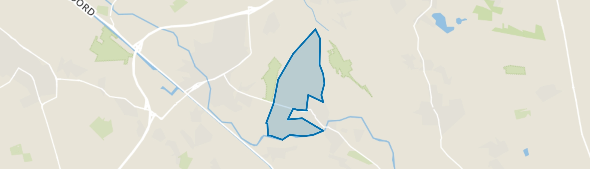Buitengebied Erp, Erp map