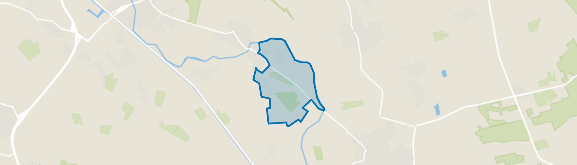 Buitengebied Hurkske en Hoek, Erp map